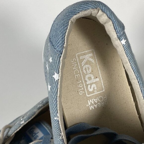 Keds - Rise Denim Star - Women's sz 7 - Picture 3 of 4